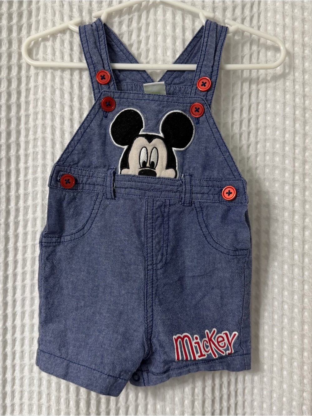 Mickey Mouse Toddler Shortalls